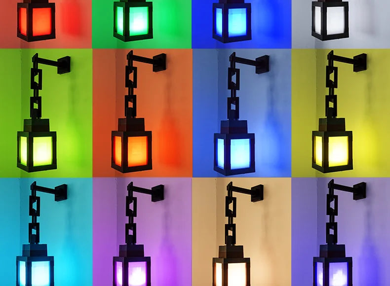 PixelGlow™ RGB Lantern — 16 Color Gaming & Bedroom Atmosphere Light